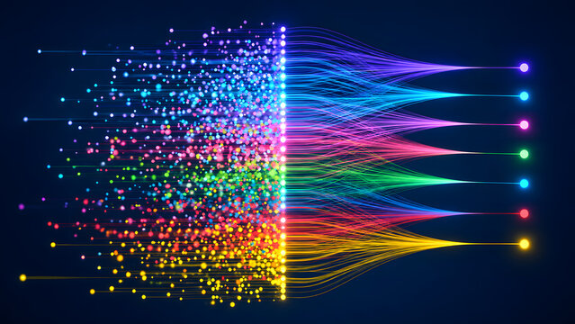 Big data visualization across advanced digital networks and data technology
