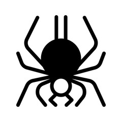Fototapeta premium Spider Icon Vector Symbol Design Illustration