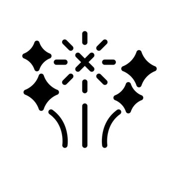 Fireworks Icon Vector Symbol Design Illustration