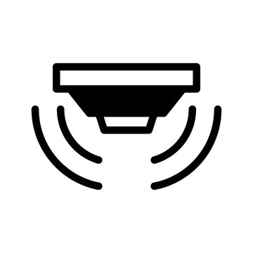 Motion Detector Icon Vector Symbol Design Illustration