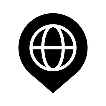 Geographic Icon Vector Symbol Design Illustration