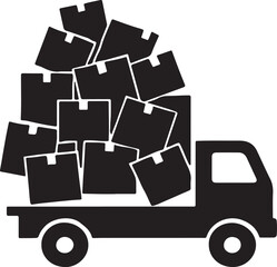 Monster Truck Vector Silhouette Illustration © FREE LANCER 2.0