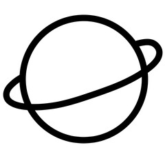 A Doodle of Saturn Planet © Aya