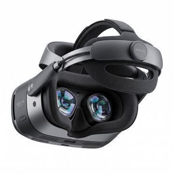 Virtual Reality Headset Isolated on White Background