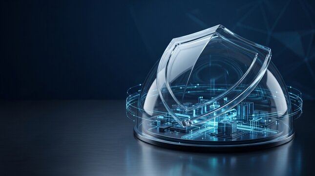 Corporate Cybersecurity and Digital Protection Concept