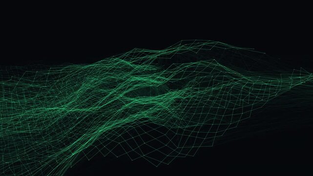Evolving neural network topology and data matrix background