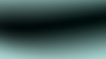 Fototapeta premium Abstract dark green gradient background with soft smooth lighting texture