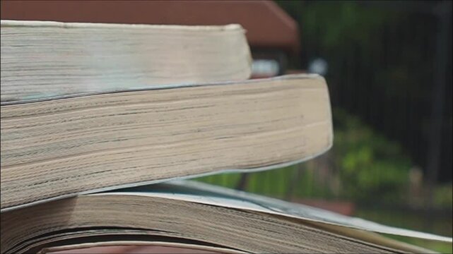 old book on the table