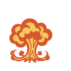 Explosion cloud icon © gala