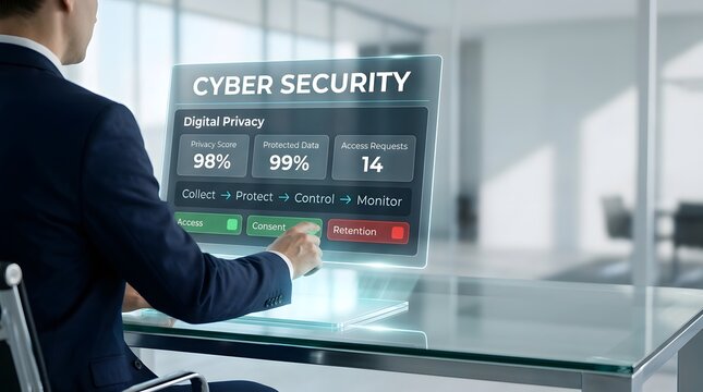 The convergence of advanced cybersecurity measures and futuristic holographic interfaces represents a paradigm shift in data protection and threat