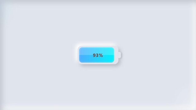 Soft Blue Charge Percentage