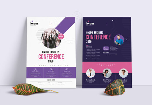 Online Business Conference Flyer