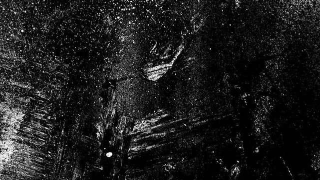 Video Effect Abstract Grunge Black Brush Ink stroke Texture.Loop Animated 4k