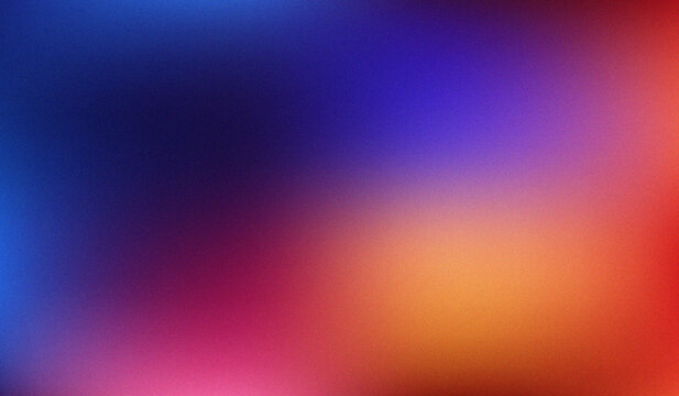 Abstract grain texture background with sunset color gradient noisy backdrop digital grain color artistic texture
