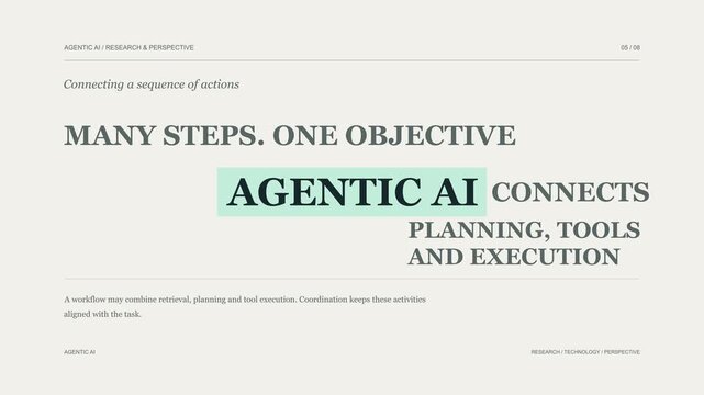 Agentic AI Highlighted Headline Typography with Rapid Editorial Match Cuts