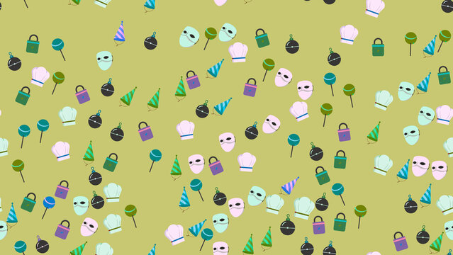 Party Icons Pattern