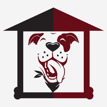 Modern Dog Logo Design Template for Pet Businesses