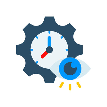 Anticipation Icon Flat Color Style