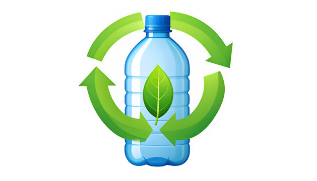 green plastic bottle