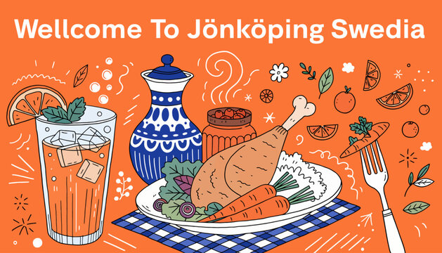 Welcome to Jonkoping Sweden, traditional Swedish food and drink
