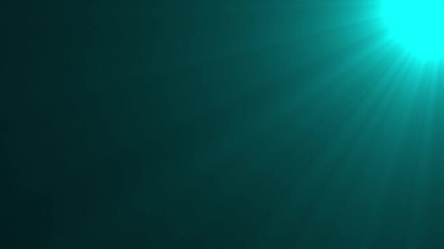 White light beams on black background. Light animation. Dynamic sun rays. Abstract light rays emanating from on black background. Light rays and sun ray light effects. Sun rays view, white spotlight 