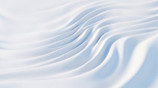 Soft white wavy lines creating abstract flowing pattern