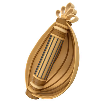 Sasando 3D Illustrations