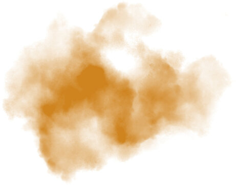 Watercolor stain decoration