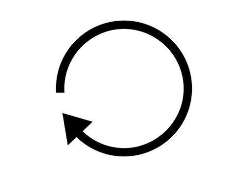 Circular reload arrow sign preview