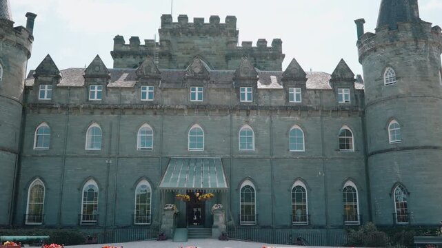 Inveraray Castle, ancestral home of the Dukes of Argyll and seat of Clan Campbell, Scotland, UK - 10 September 2026.