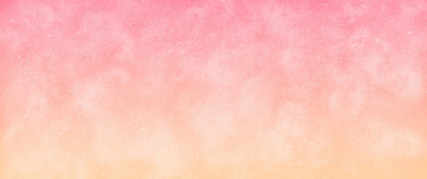 Soft gradient of pink to peach with subtle textured cloud-like formations, evoking a gentle, ethereal atmosphere for backgrounds