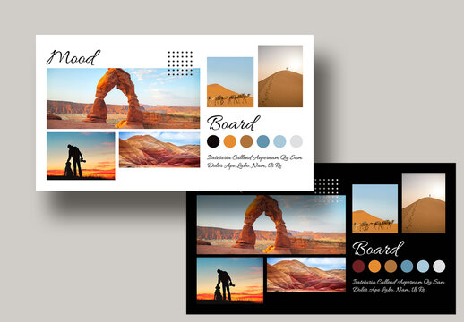 Minimal Mood Board Template