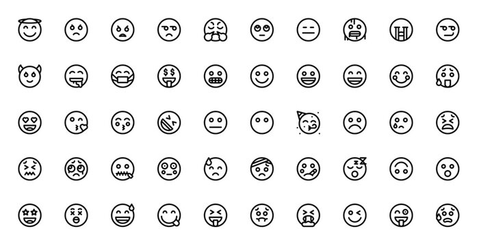 Emojis Icon Bundle for Brand and Product Design