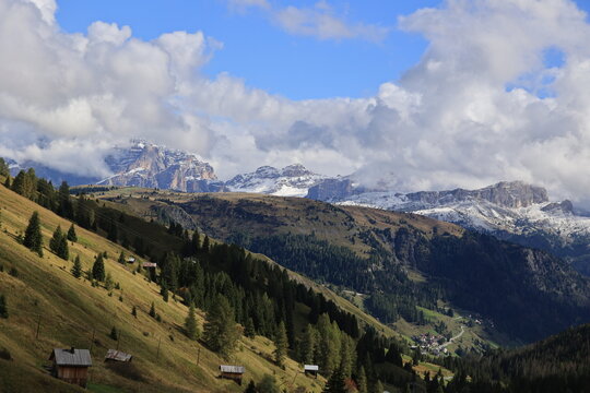 Landscape at Sass Pordoi - Pordoi Pass- South Tyrol, Italy