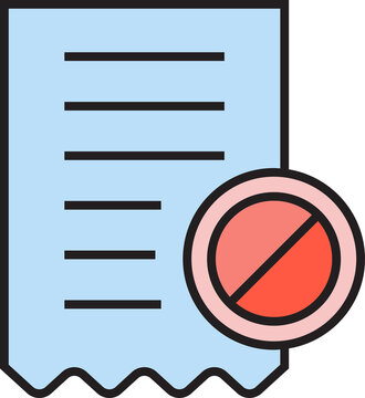 Blocked Document Icon
