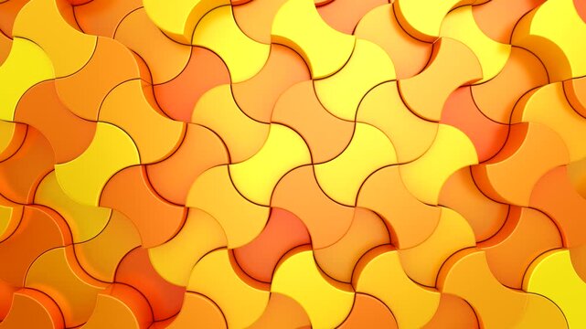 Background of Geometric Shapes. Abstract motion, loop, two color, 3d rendering, 4k resolution
