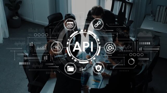Team Collaboration on API Strategy with Digital Graphics and Analytical Data Representation in Modern Office Setting. Entropy.