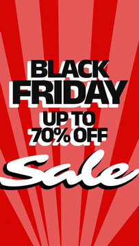 Black Friday sale offers discounts up to 70 percent off in stores and online during the holiday shopping season