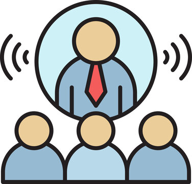 Virtual Webinar Audience Icon
