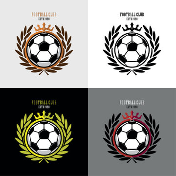 set of soccer icons