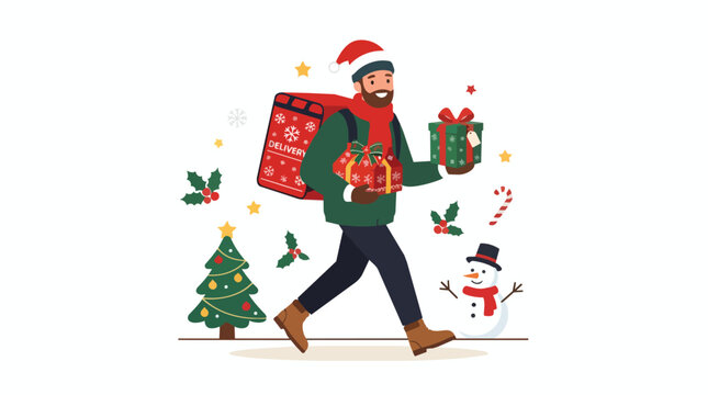 Courier delivering Christmas foo&hellip; 202609050048