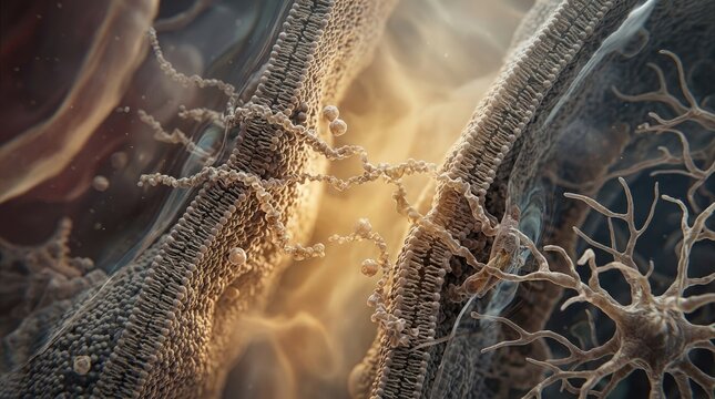 Endothelial tight junction seal visualized at cerebral blood-brain barrier, claudin protein strands interconnecting bilayer membrane surfaces, astrocyte endfoot supporting microvascular architecture.