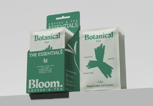 Sachet Box Mockup