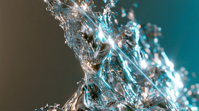 Silver liquid data wave, trillion parameter AI, machine learning, cloud computing, model training, processing scale
