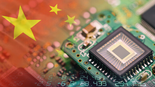 China's semiconductor manufacturing industry and the potential to link hardware supply chains with global technology markets and industrial network integration, featuring advanced microprocessor units