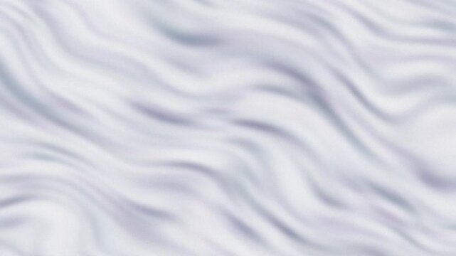 Abstract blurred white and gray wavy pattern. 2d animation