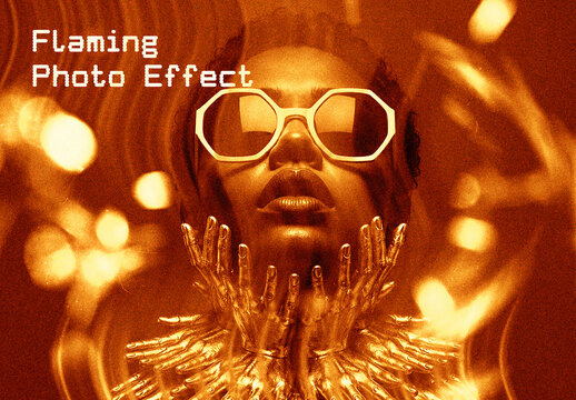 Burning Photo Fire Effect