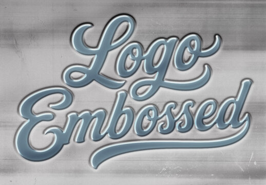 Metal Embossed Effect