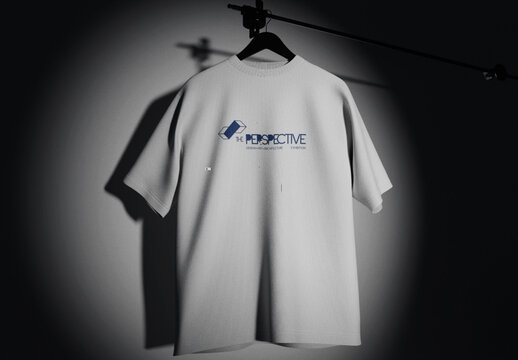 Hanging T-Shirt Mockup