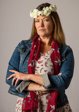 angry bohemian woman